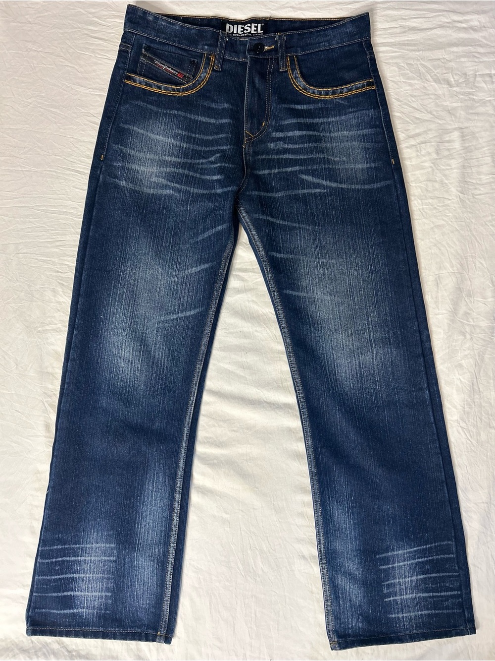 Diesel Industry Men’s Dark Wash Bootcut Jeans W32